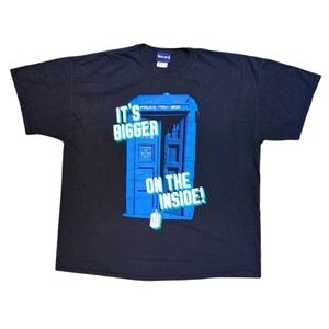 Vtg 2012 BBC Doctor Who Print T-Shirt Size (2XL)